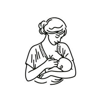 Free Breastfeeding Mother illustration and picture