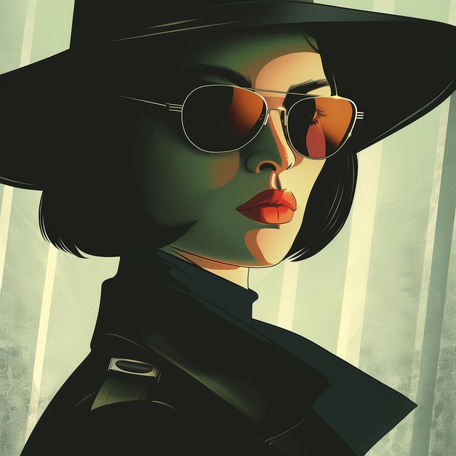 Free ai generated woman retro illustration