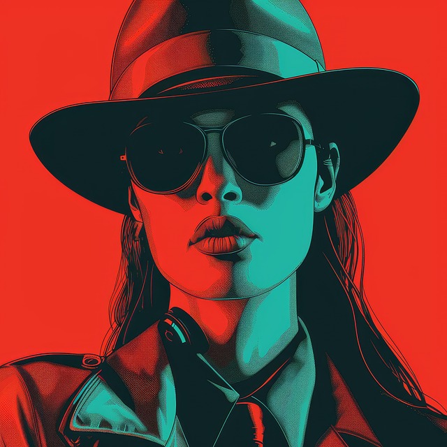 Free ai generated woman retro illustration
