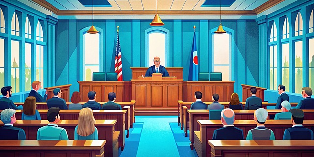 Free ai generated courtroom judge illustration