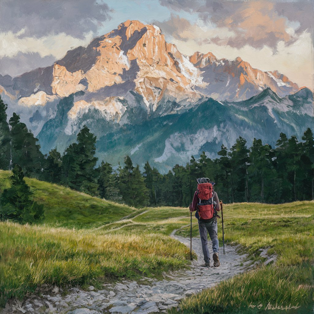 Free Mountain Nature illustration and picture