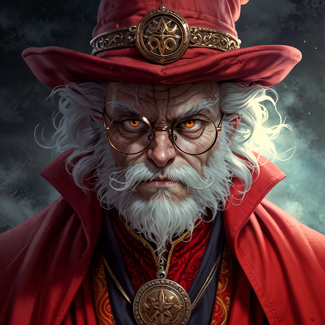 Free ai generated wizard sorcerer illustration