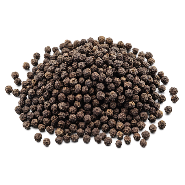 Free ai generated black pepper spice illustration