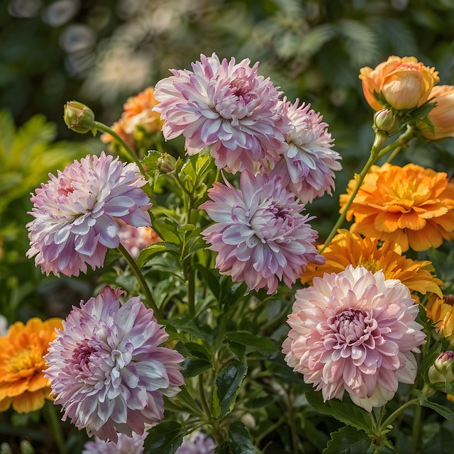 Ai Genereret, Sommer, Blomster, Natur