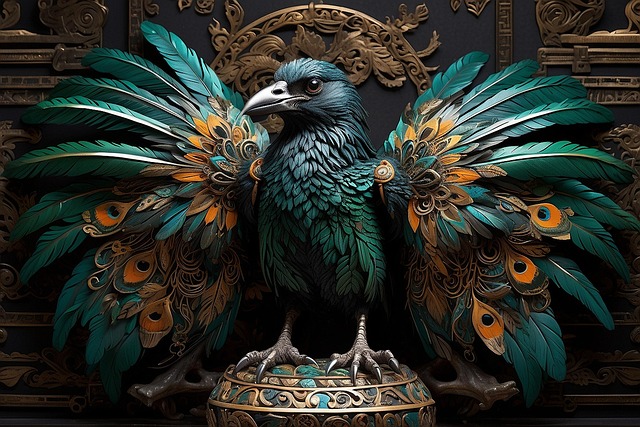 Free crow bird nature illustration