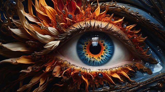 Free eye view face illustration