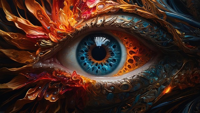 Free eye view face illustration