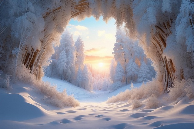 Free winter nature snow illustration