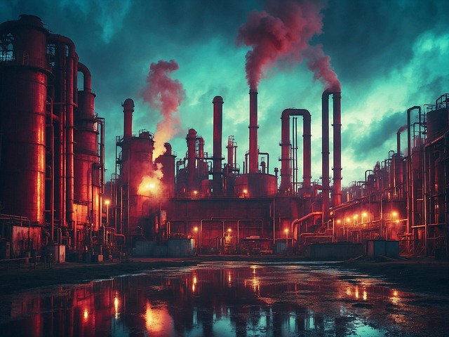 Download free HD stock image of Ai Generated Factory Free ai generated factory industry illustration