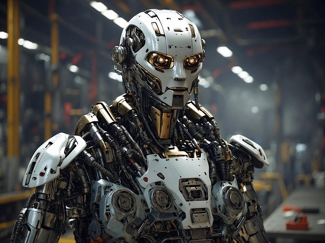 Free ai generated robot technology illustration
