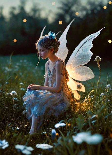 Free ai generated woman fairy illustration