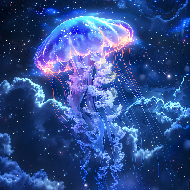 Download free HD stock image of Jellyfish Starfish Free jellyfish starfish marine illustration