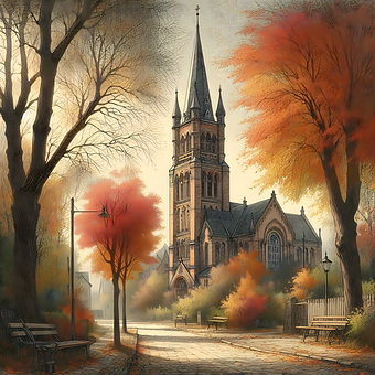 Free Ai Generated Trees illustration and picture
