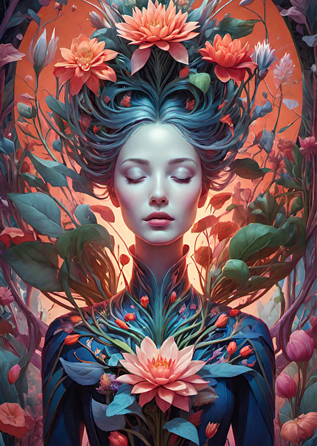 Free Ai Generated Woman illustration and picture