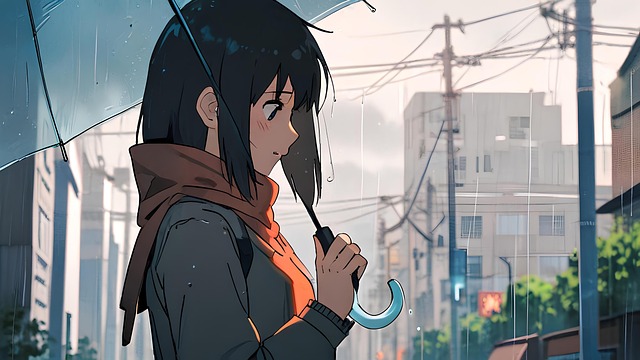 Free ai generated nature girl illustration