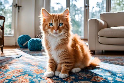 Ai Generiert, Katze, Haustier, Kätzchen
