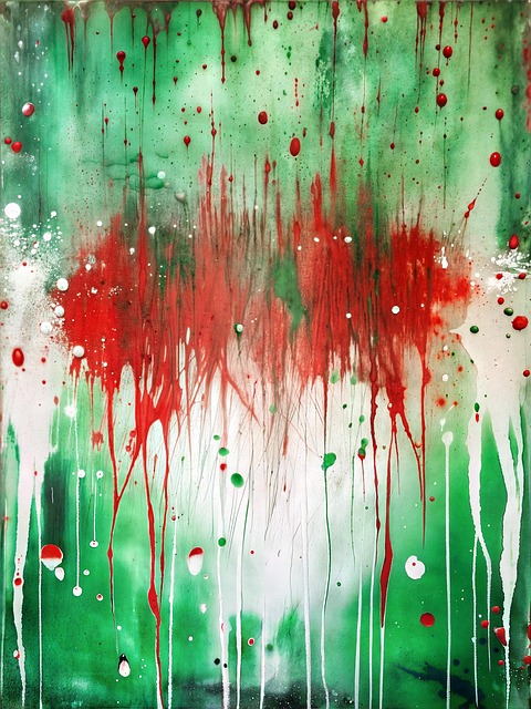 Abstrakt, Maleri, Design, Farverig