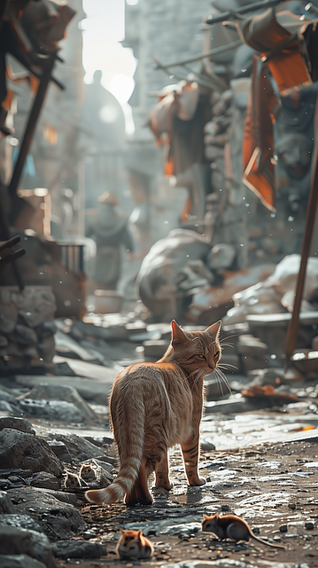 Katze, Jagdkatze, Jagd, Nagetiere