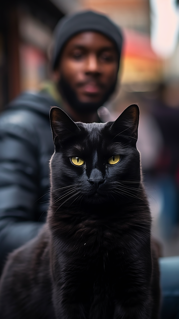 Schwarze Katze, Katzenartiger Charme