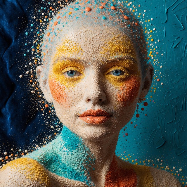 Free ai generated woman face illustration