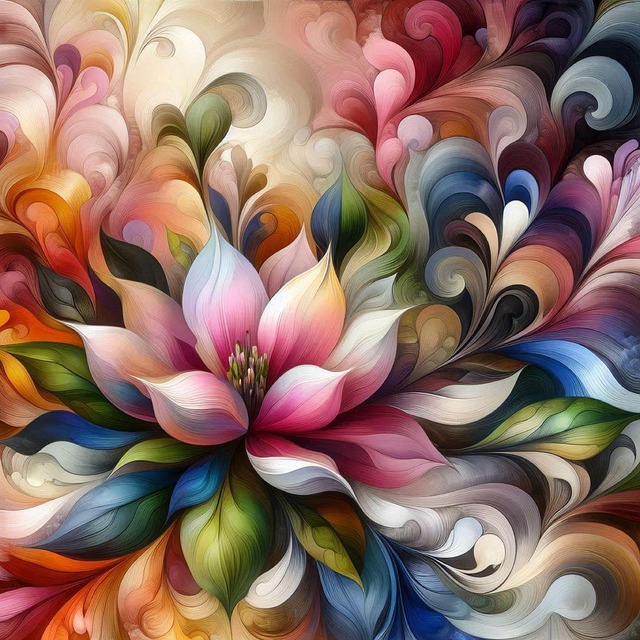Free Flowers Multicolored illustration and picture