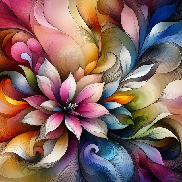 Free Flowers Multicolored illustration and picture