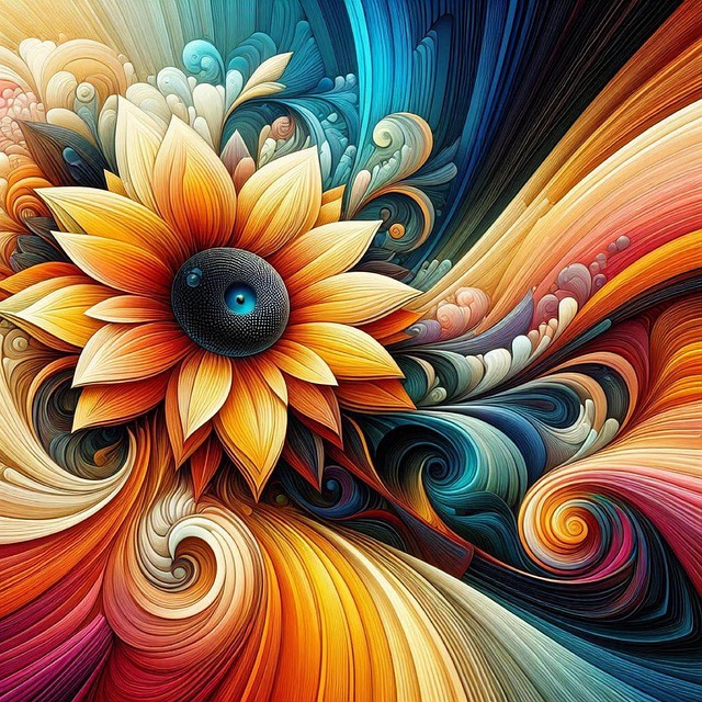 Free Ai Generated Flowers illustration and picture