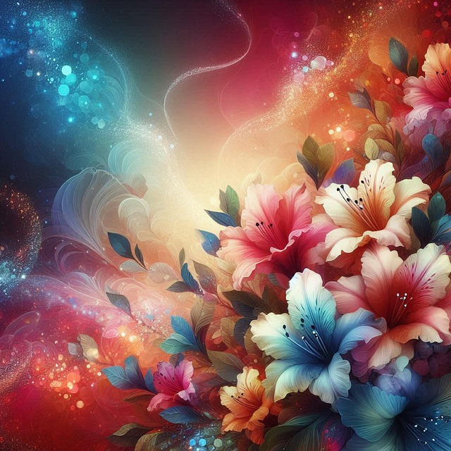 Free Flowers Pattern illustration and picture