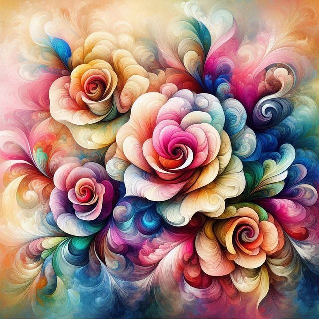 Free Flowers Pattern illustration and picture