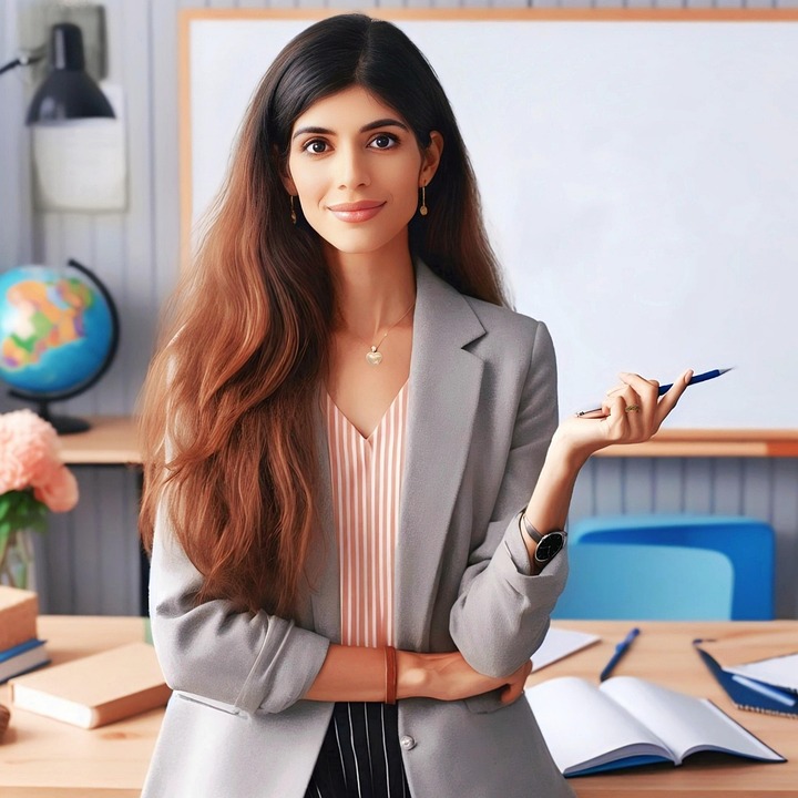 Download ai generated woman education royalty free stock