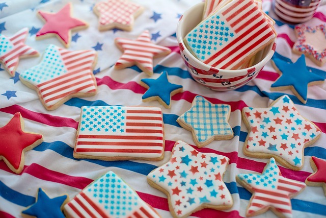 Cookies, fourth of july, 4th of july and patriotic — photo by JillWellington