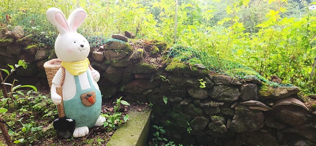 Free Garden Rabbit Doll photo and picture