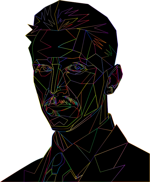 Free man nikola tesla scientist vector
