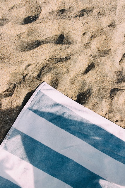 Free Towel Beach photo and picture