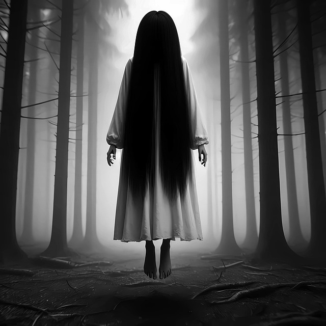 Free ghost halloween horror illustration