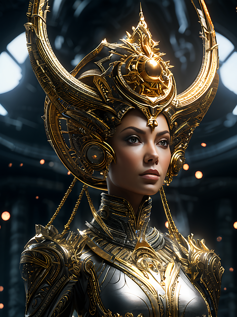 Download free HD stock image of Ai Generated Woman Free ai generated woman crown illustration