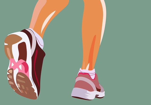 Free run drawing sport illustration