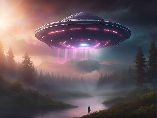 Download free HD stock image of Ai Generated Ufo Free ai generated ufo ship illustration
