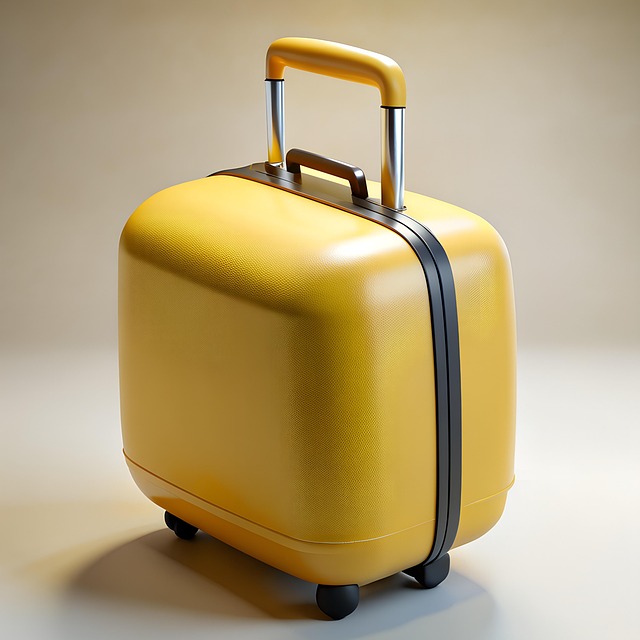 Free ai generated suitcase baggage illustration