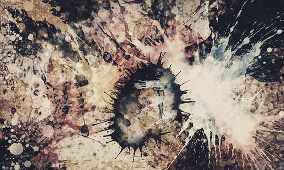 Achtergrond, Abstract, Plons, Verf