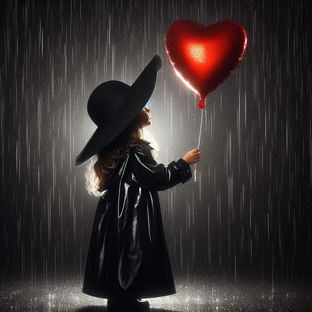 Free ai generated child heart illustration