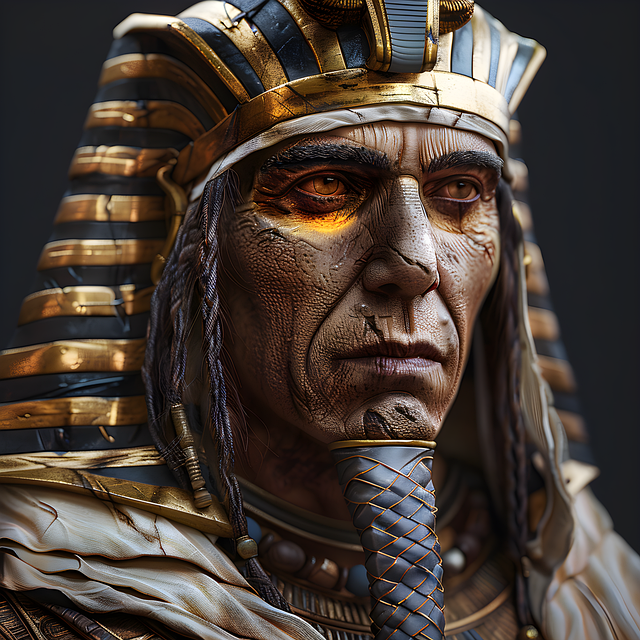 Free ai generated pharaoh egypt illustration