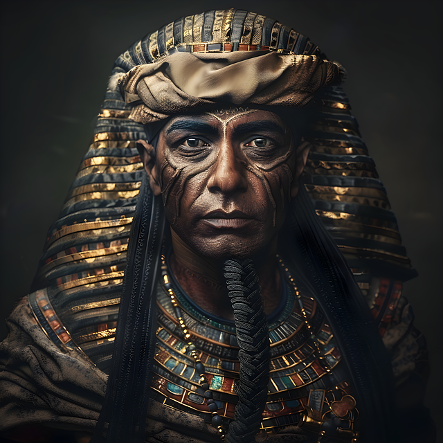 Free ai generated pharaoh egypt illustration