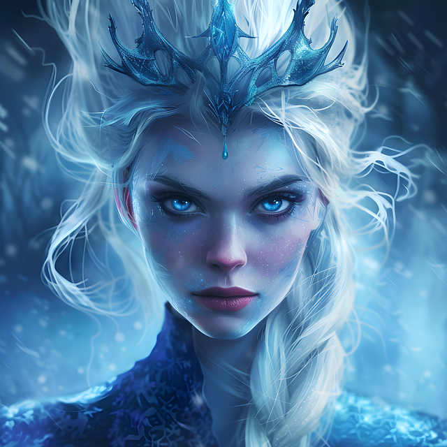Free ai generated queen princess illustration