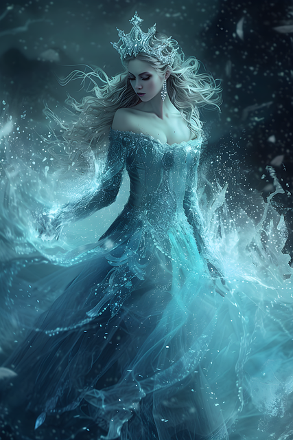 Free ai generated queen princess illustration