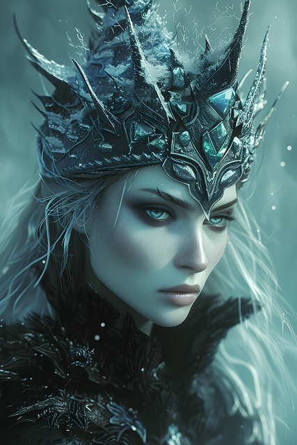 Free ai generated queen princess illustration