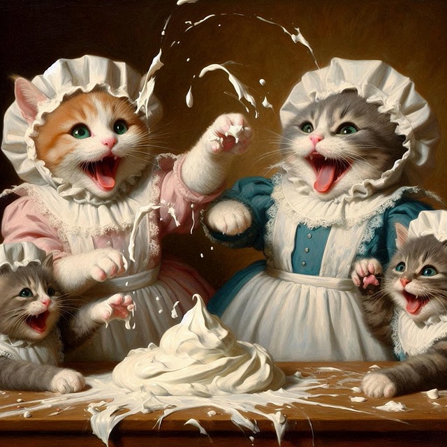 Free ai generated cat kitten illustration