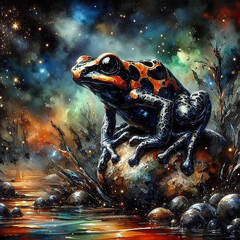 Free Toxic Dart Frog illustration and picture