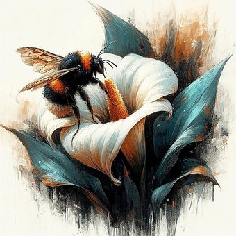 Free White Calla illustration and picture