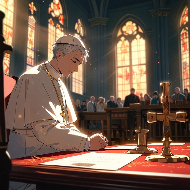 Free ai generated cardinal meeting illustration